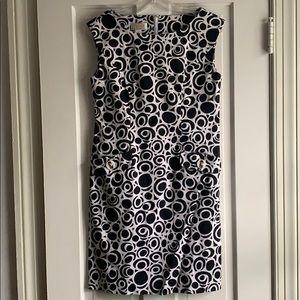 Black and White Shift Dress